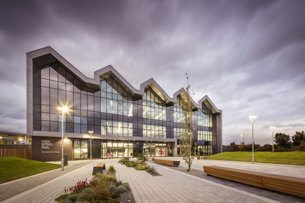 High Speed Rail National College building — landmark sustainable project